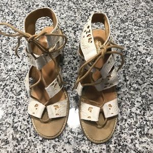 Leather/Cow Hide Heels